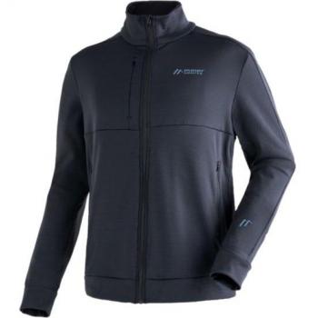 Maier Sports Granni M Men's Midlayer Fleece Jacket - Breathable and Quick-Drying, Night Sky Blue