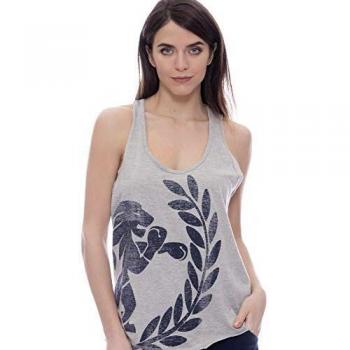 Leone - Camiseta de Tirantes de Mujer Knock out - Gris Melange