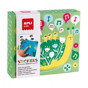 APLI Kids Stickers Box Lilliput - Juego de Gomets para Creación y Manualidades, Apto para Niños Mayores de 3 Años