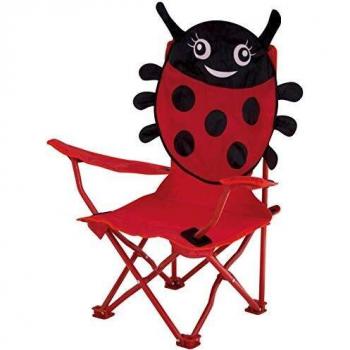 Silla de Camping Infantil Eurotrail Mariquita 60 x 26 cm Roja