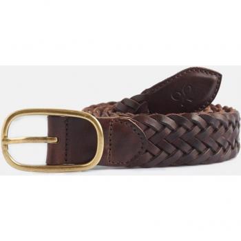 Cinturón de cuero trenzado para hombre Silbon
