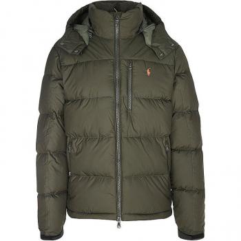 Polo Ralph Lauren Men's Insulated Olive Down Bomber Jacket - Size XL