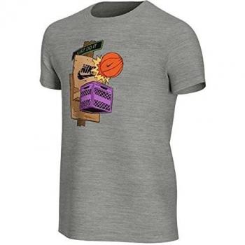 NIKE CT2646-063 Camiseta, Gris, M para Niños