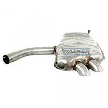 Silenciador Walker 025062 - Silenciador trasero para vehículos, fabricado con materiales de alta calidad, diseño específico para un ajuste perfecto, reduce el ruido del escape, compatible con varios modelos de automóviles