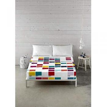 Pantone Juego de sábanas Mosaic Colorful Cama 90 cm