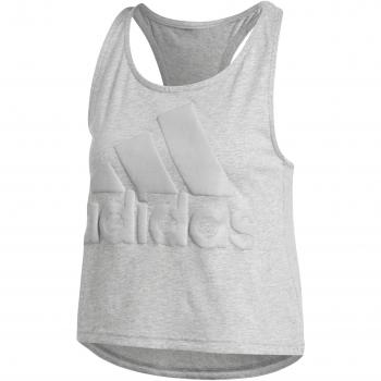 adidas W Sid Crop Camiseta sin Mangas, Mujer, Gris