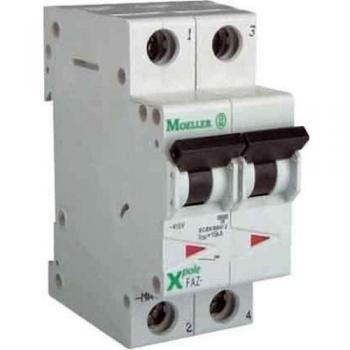 Eaton 2-Pole B Curve Miniature Circuit Breaker 10A, DIN Rail Mount, 10 kA Breaking Capacity FAZ-B10/2