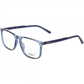Pepe Jeans PJ3445 C2 Men's Eyeglasses Blue Size 56 - Frame Only with Blue Light Block Available