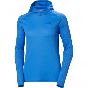 Helly Hansen Women's Lifa Active Solen Graphic Hoodie Blue