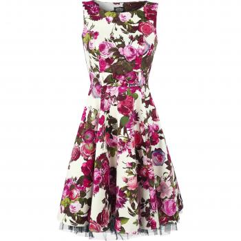 H&R London Audrey 50's Vestido multicolores XS