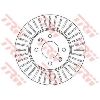 TRW df6198 Brake Disc Box, Set of 2