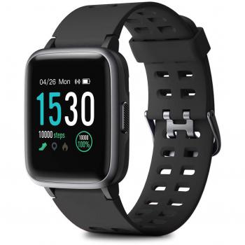 HOMVILLA Pulsera Actividad,Reloj Inteligente Impermeable IP68 con Pulsómetro Monitor de sueño Pulsera Deportiva Cronómetro Contador de calorias para Mujer Hombre Niños Compatible con iOS y Android