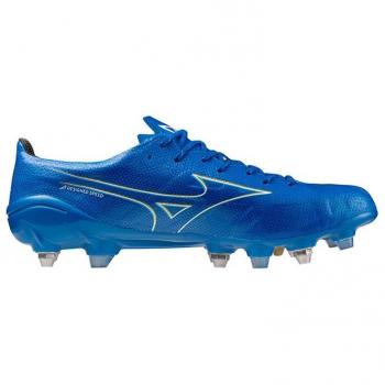Botas de fútbol Mizuno Alpha Japan Mix azul eléctrico