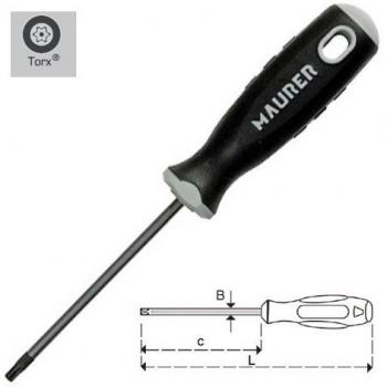Destornillador Maurer Torx Inviolable 30 x 115 mm.