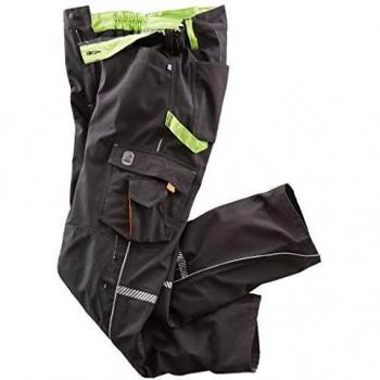Pantalones Softshell Terrax Workwear Talla 48 Negro/Lima