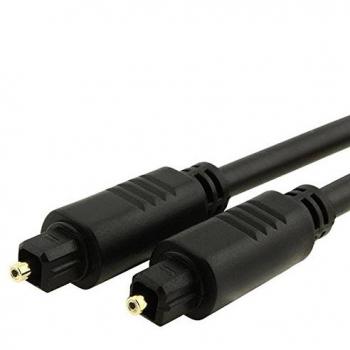 MMOBIEL Cable Digital Audio Toslink Negro CBL Fibra Óptica OD:4.0 p. televisión DVD CD Barra Sonido DAT PS3 rptor AV