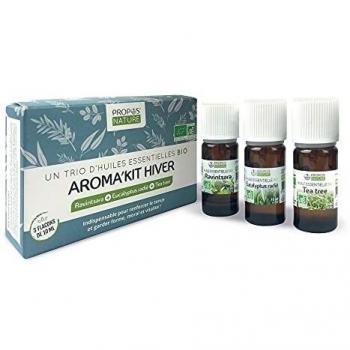AromaKit Invierno - 3 Aceites Esenciales Bio - Propos Nature - Certificado Orgánico