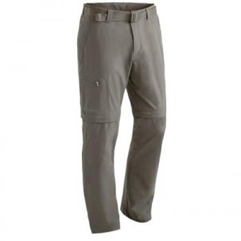 Maier Sports Men's Zip-Off Tajo Pants - Breathable Brown Size 46