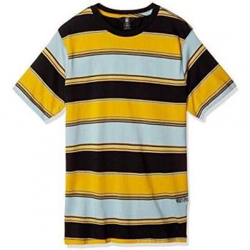 Volcom Chromatic Crew S/S Camiseta, Hombre, Azul