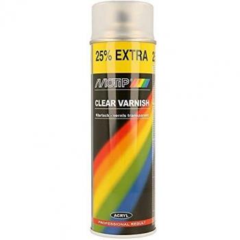Aerosol Esmalte Acabado Transparente Mate Motip 500 ml