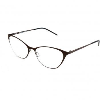 Italia Independent I-I MOD 5215 I-THIN METAL CRK.044 Women’s Eyeglasses Brown Size 53 - Blue Light Block Available