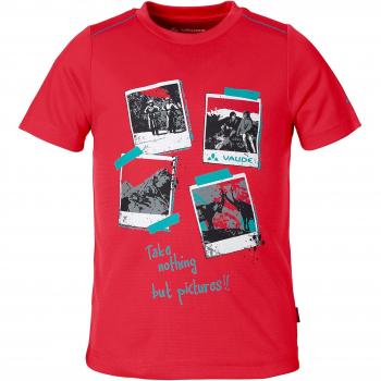 VAUDE – Camiseta infantil Zodiak VII, infantil, color rojo, tamaño 122-128