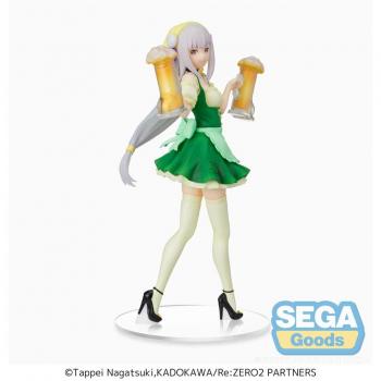 SEGA Re:Zero Starting Life in Another World - Estatuilla de PVC SPM Emilia Oktoberfest Ver. (re-Run) 21 cm