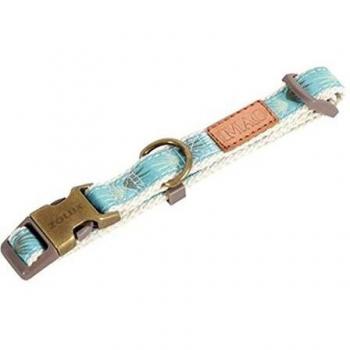 Collar de Nylon Taiga Azul 20 mm para Perros, Tamaño M (30-51 cm)