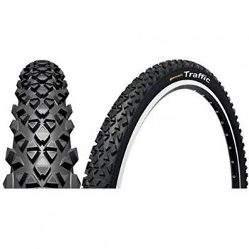 Continental Traffic Wire Cubiertas para Bicicletas, Unisex Adulto, Negro, 54-559