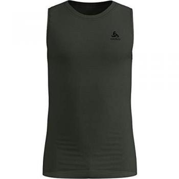 Odlo BL Top Crew Neck Singlet Active F-Dry Light Camiseta, Hombre, Climbing Ivy, Medium