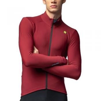 Maillot Alé Klimatic K-Idro manga larga rojo intenso y negro - M