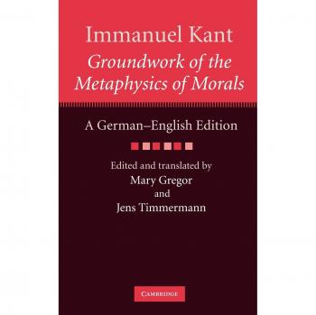 Edición en alemán-inglés de Fundamentación de la metafísica de las costumbres de Immanuel Kant - Tapa dura