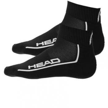 Calcetines de Rendimiento Deportivo Head - Pack de 2 Pares Negros Talla 39/42