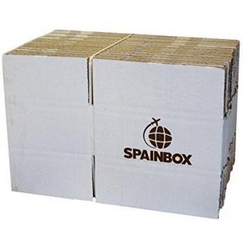 27 x Cajas de Cartón Canal Simple para Envíos, Embalaje, Mudanzas o Guardar Cosas - Color Blanco - Tamaño 20 x 16 x 9 centímetros
