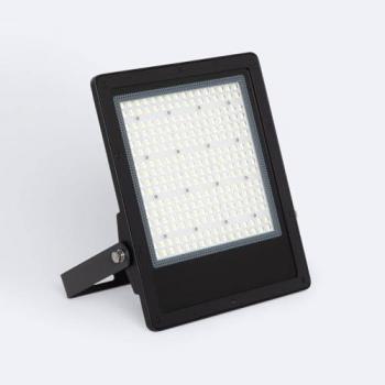 Foco Proyector LED 150W Regulable TRIAC 170 lm/W IP65 Elegance Slim Pro Negro Blanco Cálido 90º 3000K
