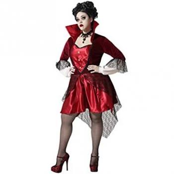 Disfraz de Vampiresa Sexy Roja para Adultos XS/S