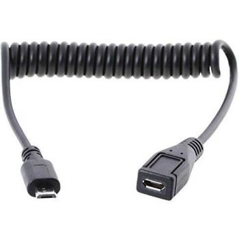 DeLOCK USB micro-B 0.6m 0.6m Micro-USB B Micro-USB B Macho Hembra Negro - Cable USB