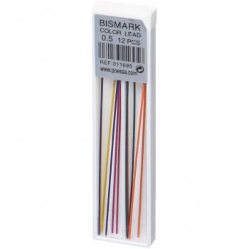 Poessa Bismark - Minas, 60 unidades, 0.5 mm, multicolor