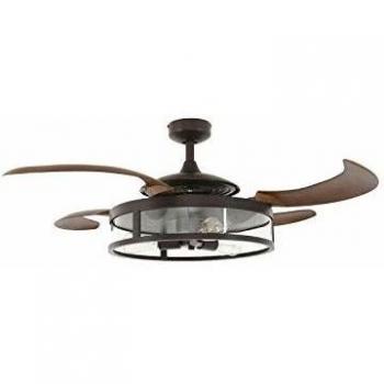 Beacon Fanaway nuevo clásico ventilador de techo y luz, marrón, E27, 60 W