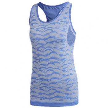 adidas Ultra PY Tank W Camiseta, Mujer, Azul