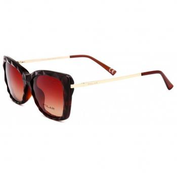 Polar 7500 Clip-On Polarized 430 Women's Sunglasses Brown Size 55
