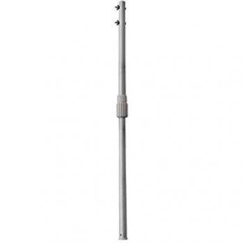 Siqua Pertiga Telescopica con cierre de Clip y Palomilla. 5M Extensible. Pertiga Aluminio Estriado. Pertiga Limpiafondos Piscina. Mango Telescópico Piscina.