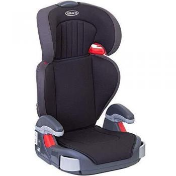 Graco Junior Maxi 8E296BLCEU - Ligero espalda alta booster asiento de coche, grupo 2/3, color negro, unisex