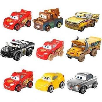 Disney Cars Pack de 3 mini vehículos, modelos surtidos, coches de juguete niños +3 años
