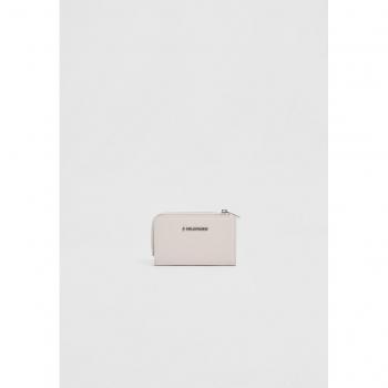 Ecru Zip Wallet Purse OS