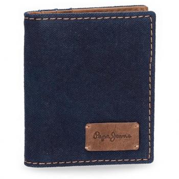Pepe Jeans Line Tarjetero, 10 cm, 0.08 Litros, Azul