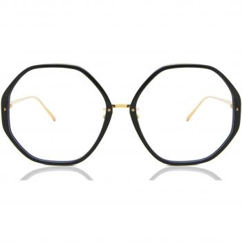 Linda Farrow ALONA LFLC901 C10 Women’s Eyeglasses Black Size 60 - Blue Light Block Available