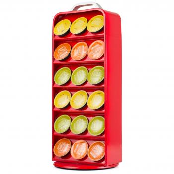 HiveNets Soporte para Cápsulas de Café Dolce Gusto Portacápsulas Metálico Vertical Giratorio para 36 pcs