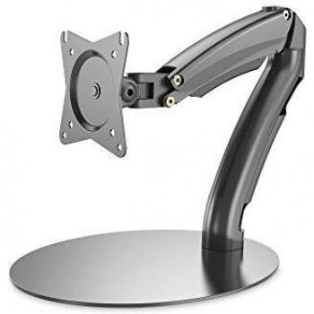 DIGITUS Soporte para monitor - Soporte y muelle de gas a presión - 1 monitor - Hasta 27 pulgadas - Hasta 1x 6,5 kg - VESA 75 & 100 - Negro
