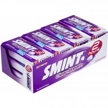 Smint 2H Frutos Rojos, Caramelo Comprimido Sin Azúcar - 12 unidades de 35 gr.